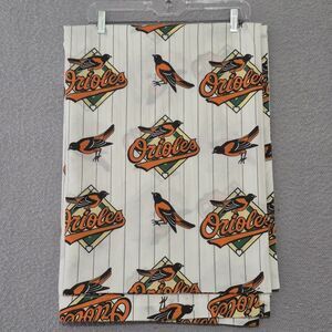 Vtg 1996 Bibb MLB Baltimore Orioles Baseball Fitted Flat Sheets Twin USA Made